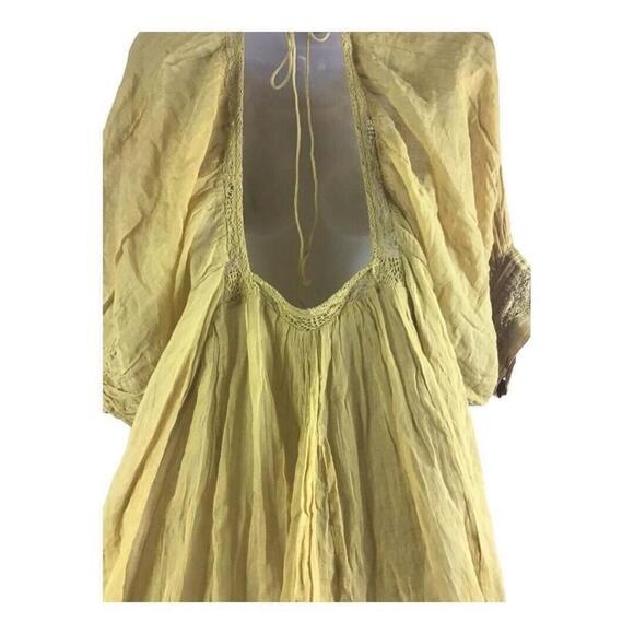 Free People Yellow Blouse - Picture 9 of 14